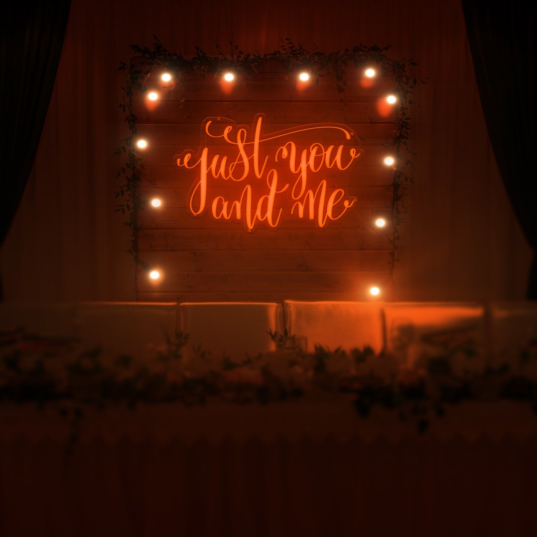 Just You And Me Neon Sign