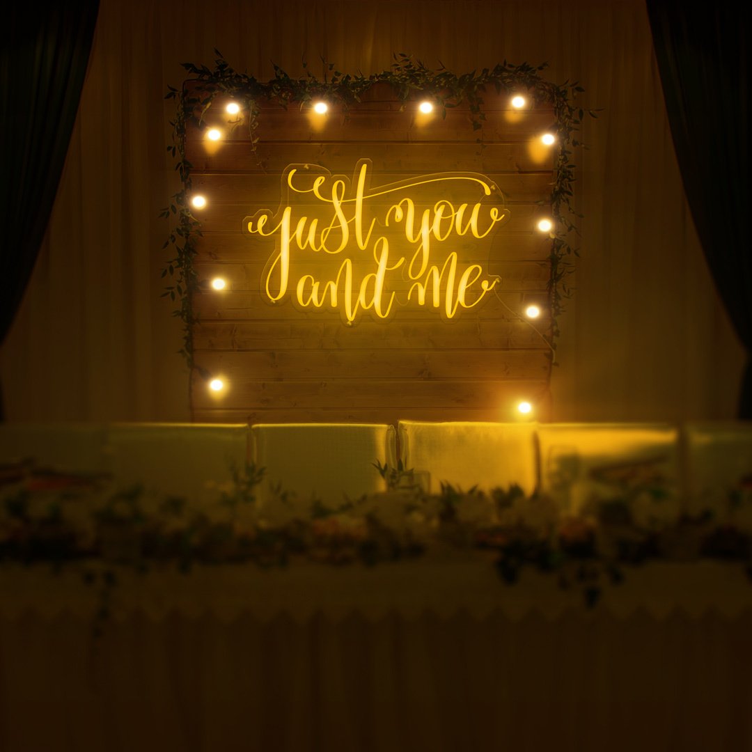 Just You And Me Neon Sign