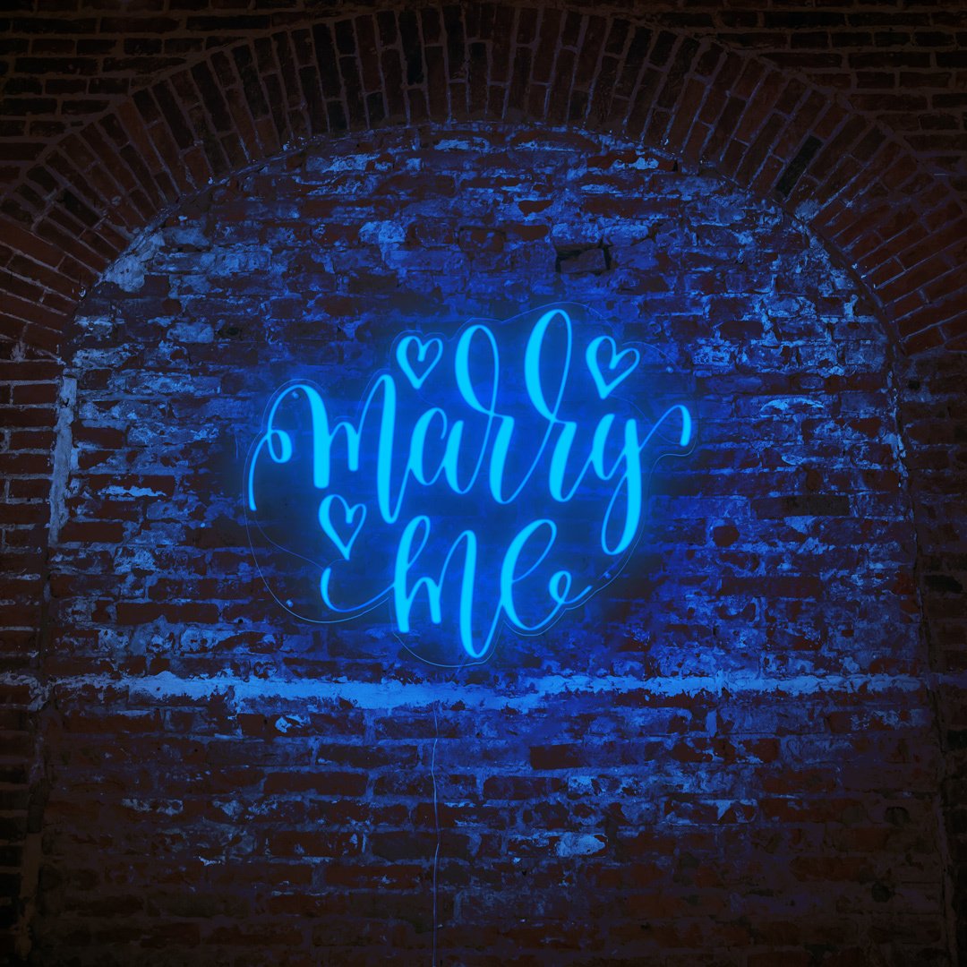 Marry Me Neon Sign