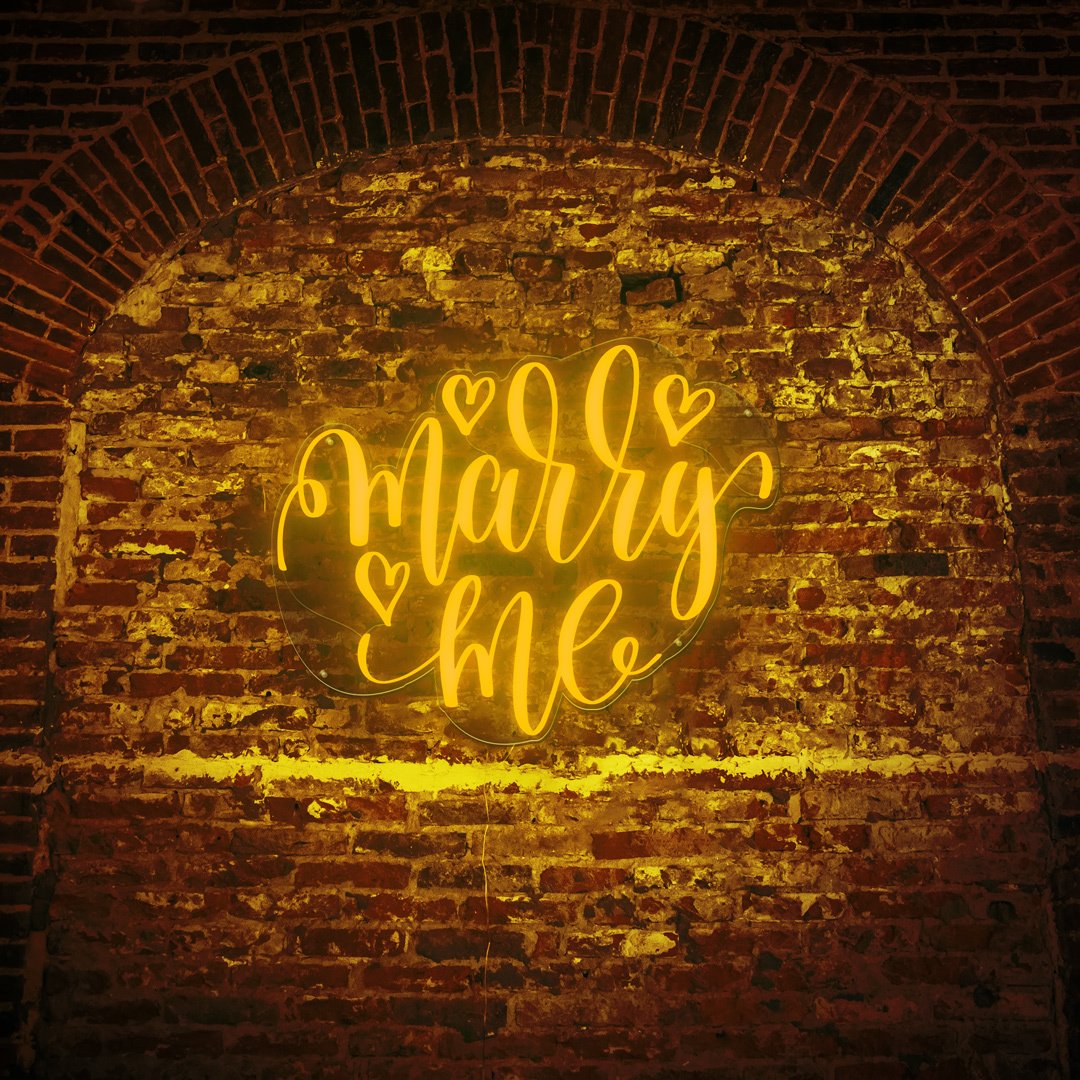 Marry Me Neon Sign