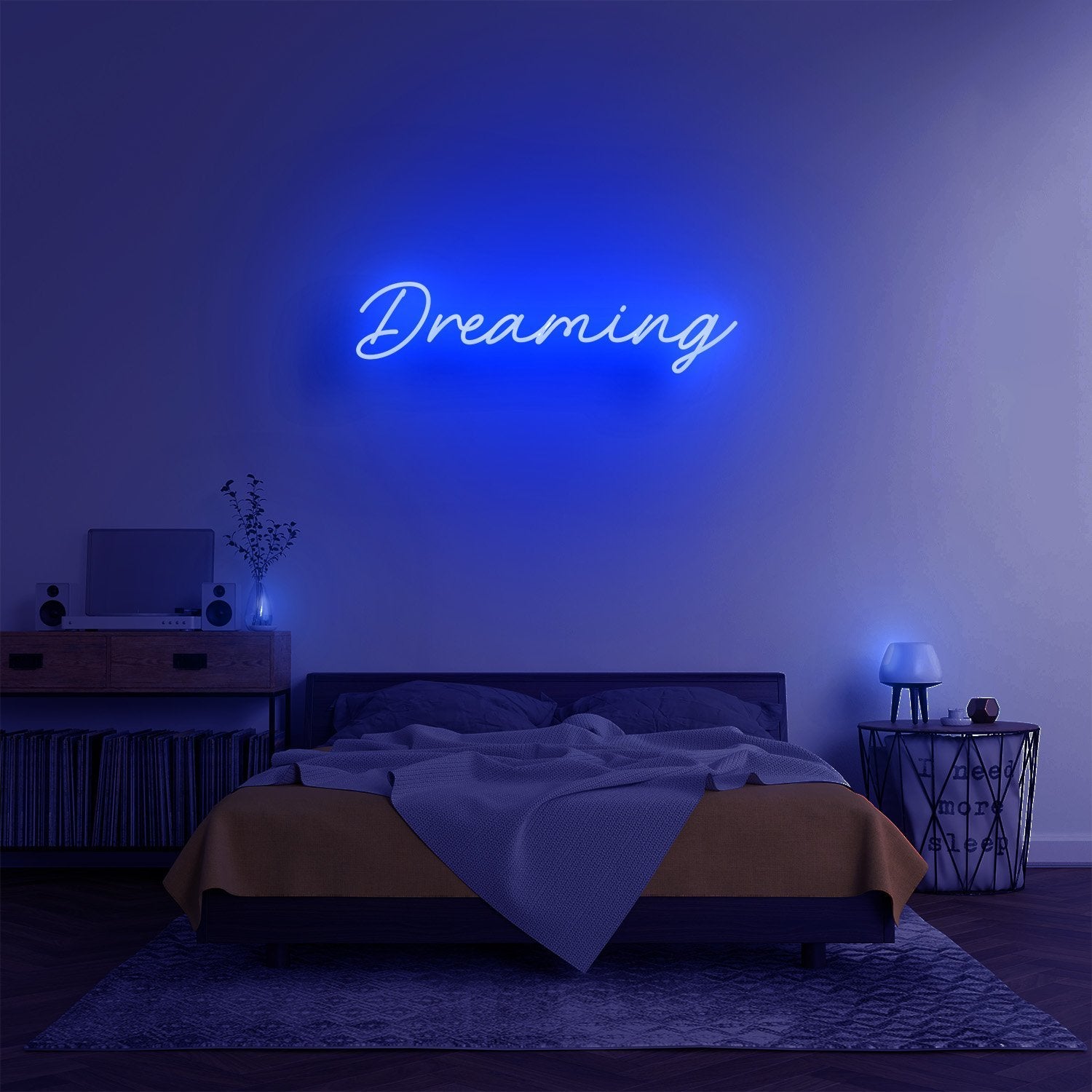 Neon light room decor/Purple vibes/neon purple bedroom decor for