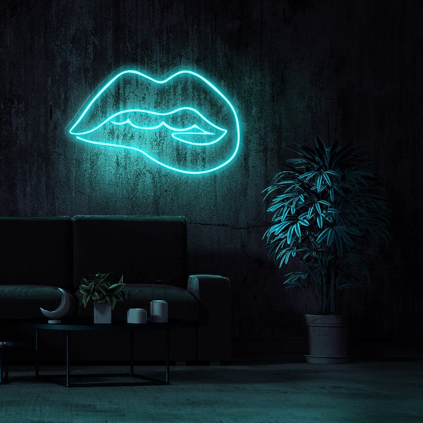 Irresistible Lips Neon Sign