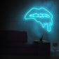 Dripping Lips Neon Sign