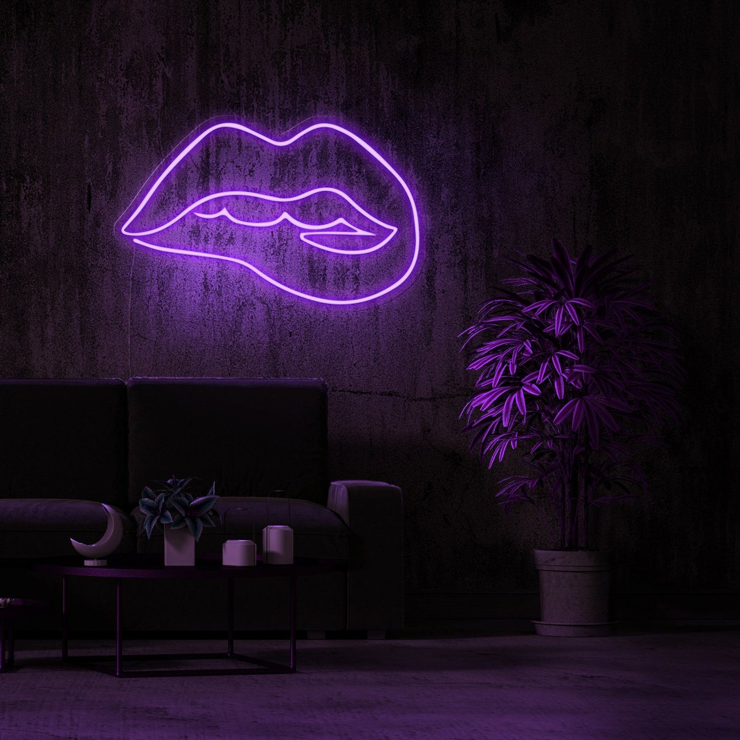 Irresistible Lips Neon Sign