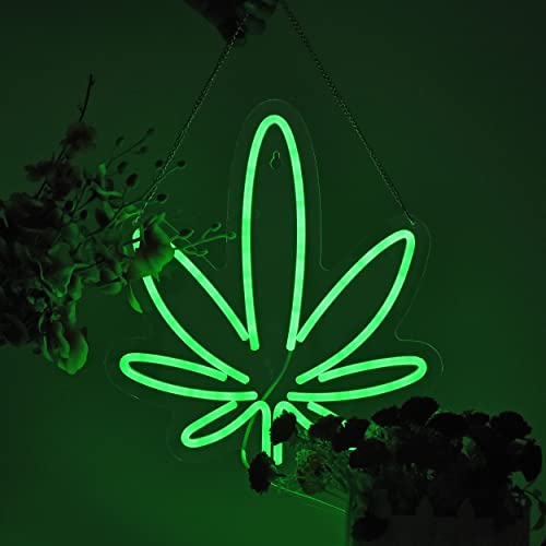 Weed Neon Sign Weed Leaf Neon Sign