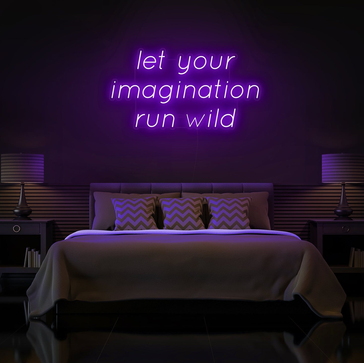 Let Your Imagination Run Wild Neon Sign