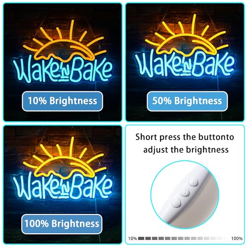 Wake n Bake Neon Sign Weed Neon Sign