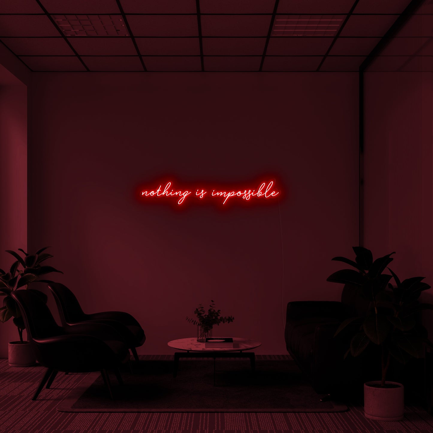 Nothing Is Impossible Neon Sign