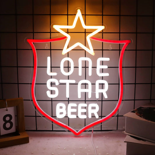 Lone Star Beer Neon Sign