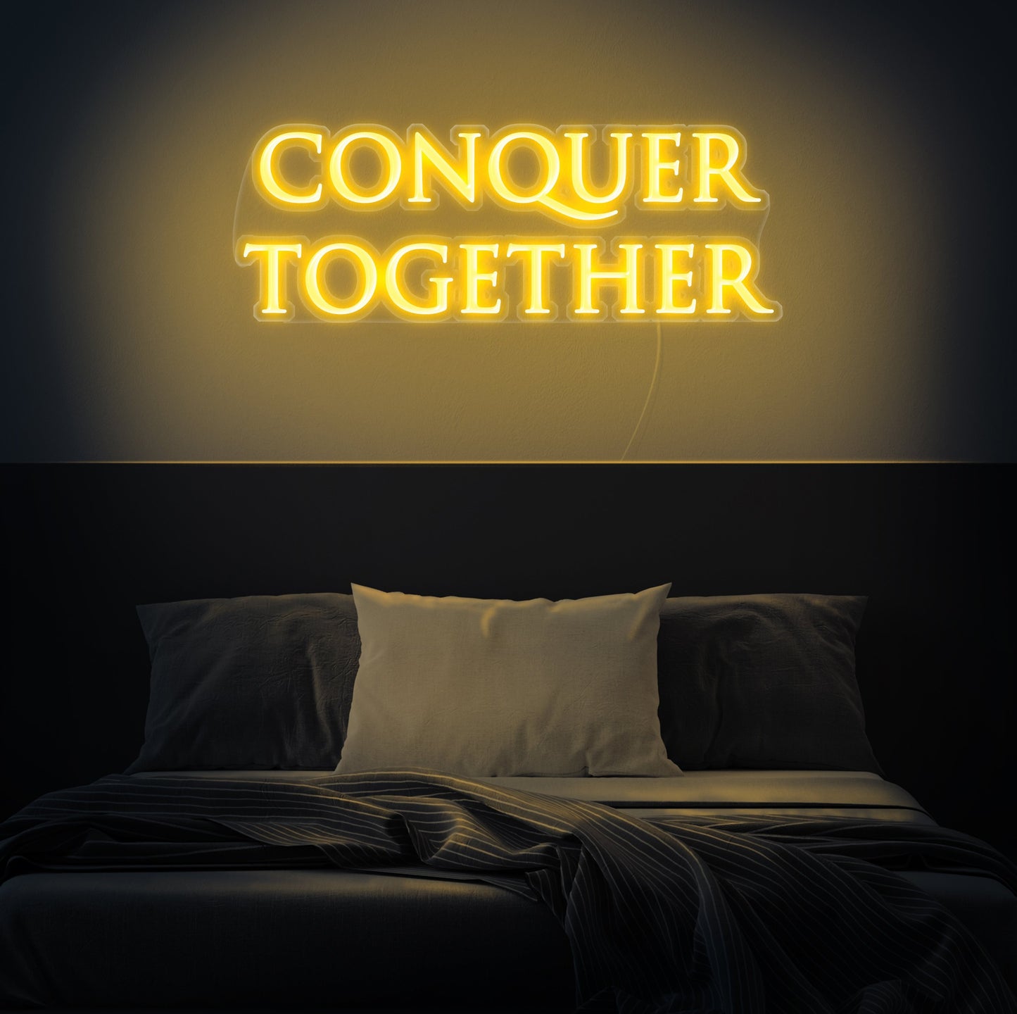 Conquer Together Neon Sign