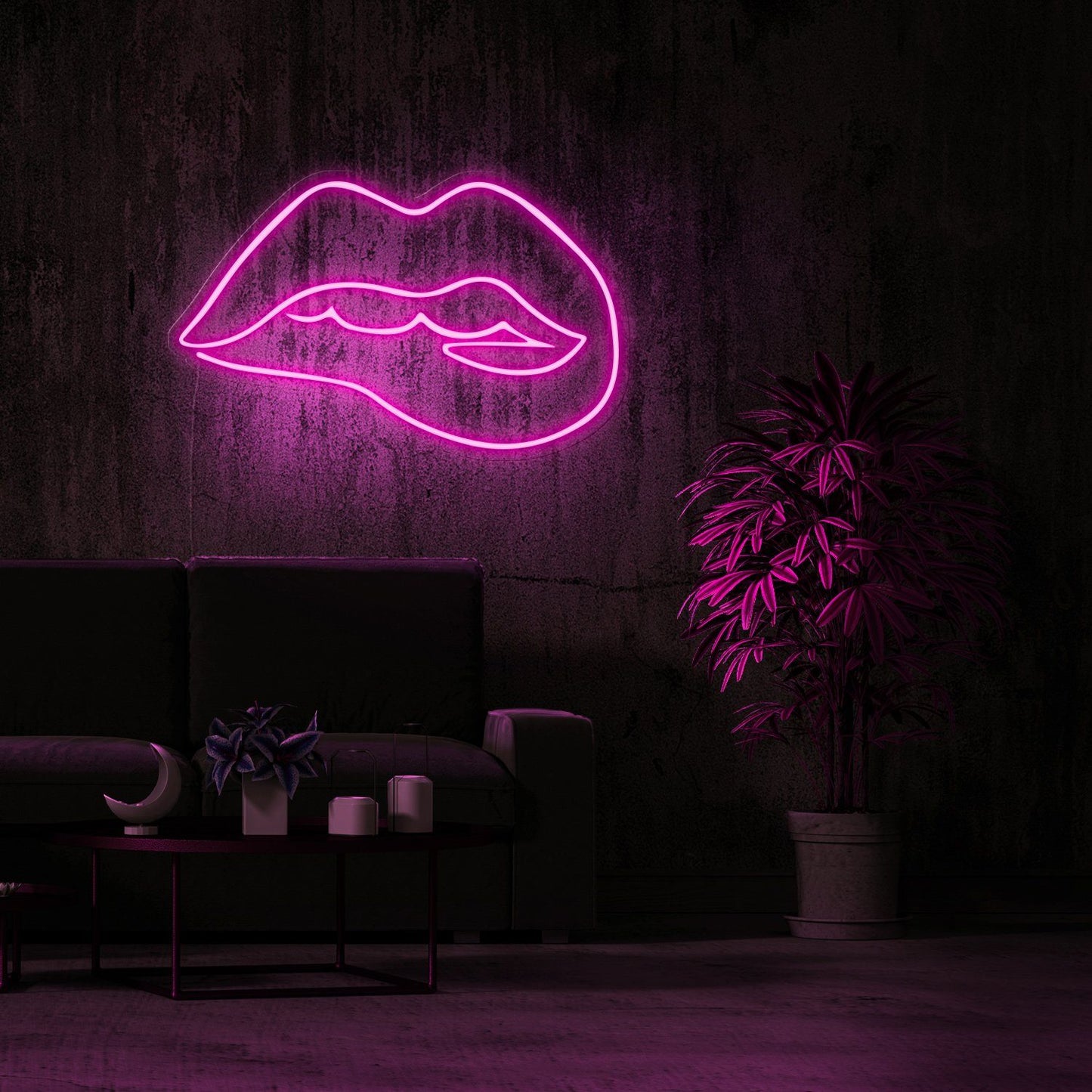 Irresistible Lips Neon Sign