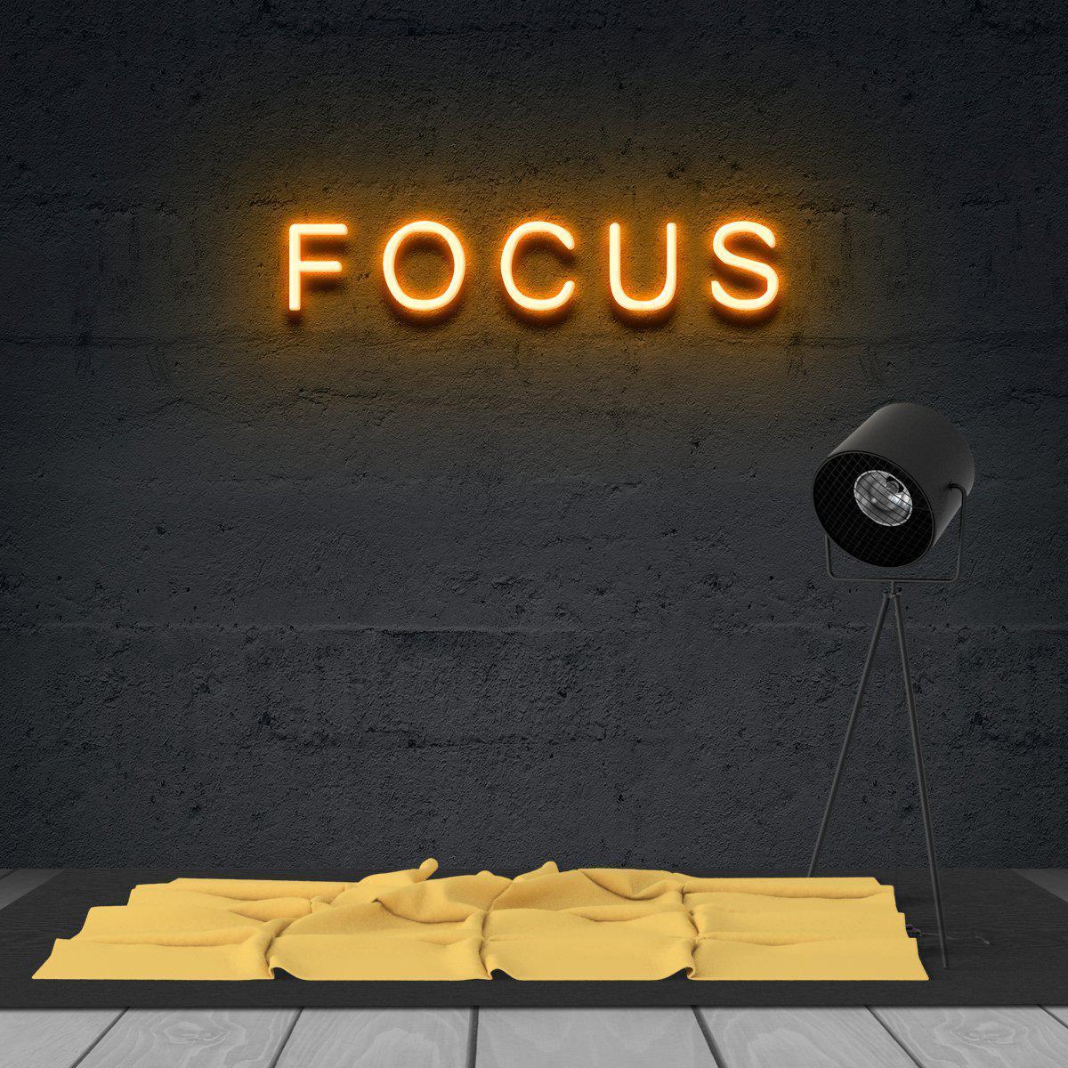 Focus Neon Sign – Vibe Neon Signs