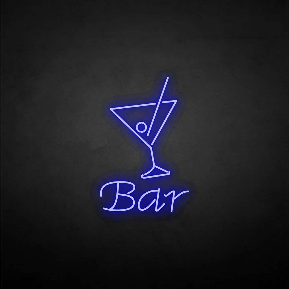 Bar Martini Glass neon sign