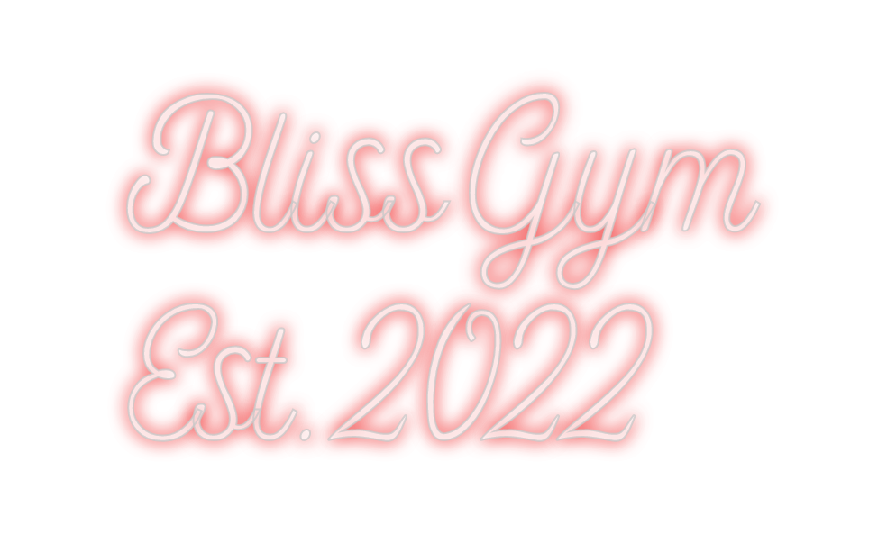 Product Order Bliss Gym
Est...