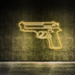 Pistol LED Neon Wall Sign