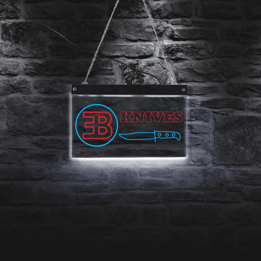 EB Knives LED Sign
