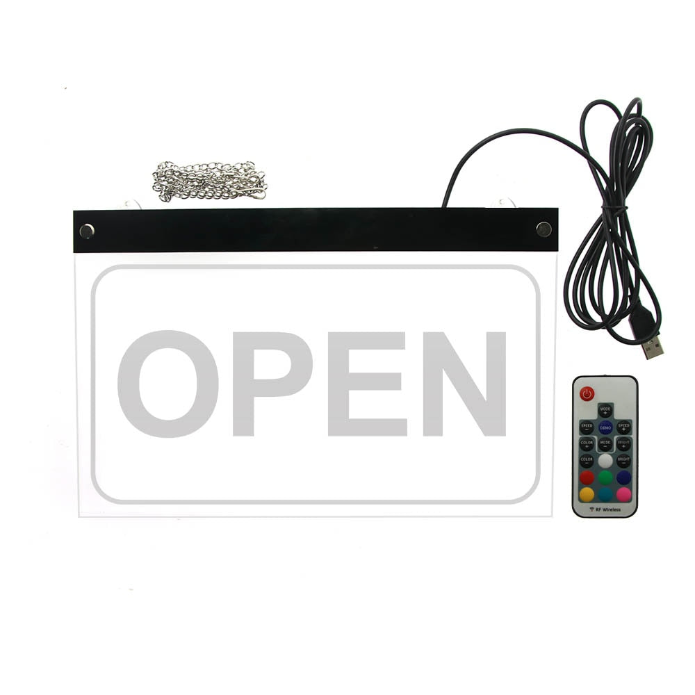 LED Open Sign Business Displays Advertisement Board