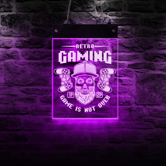 Classic Retro Gaming LED Wall Lighting Sign