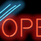 Open with Wrench Repair Car Auto neon sign