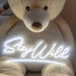 Stay wild neon sign