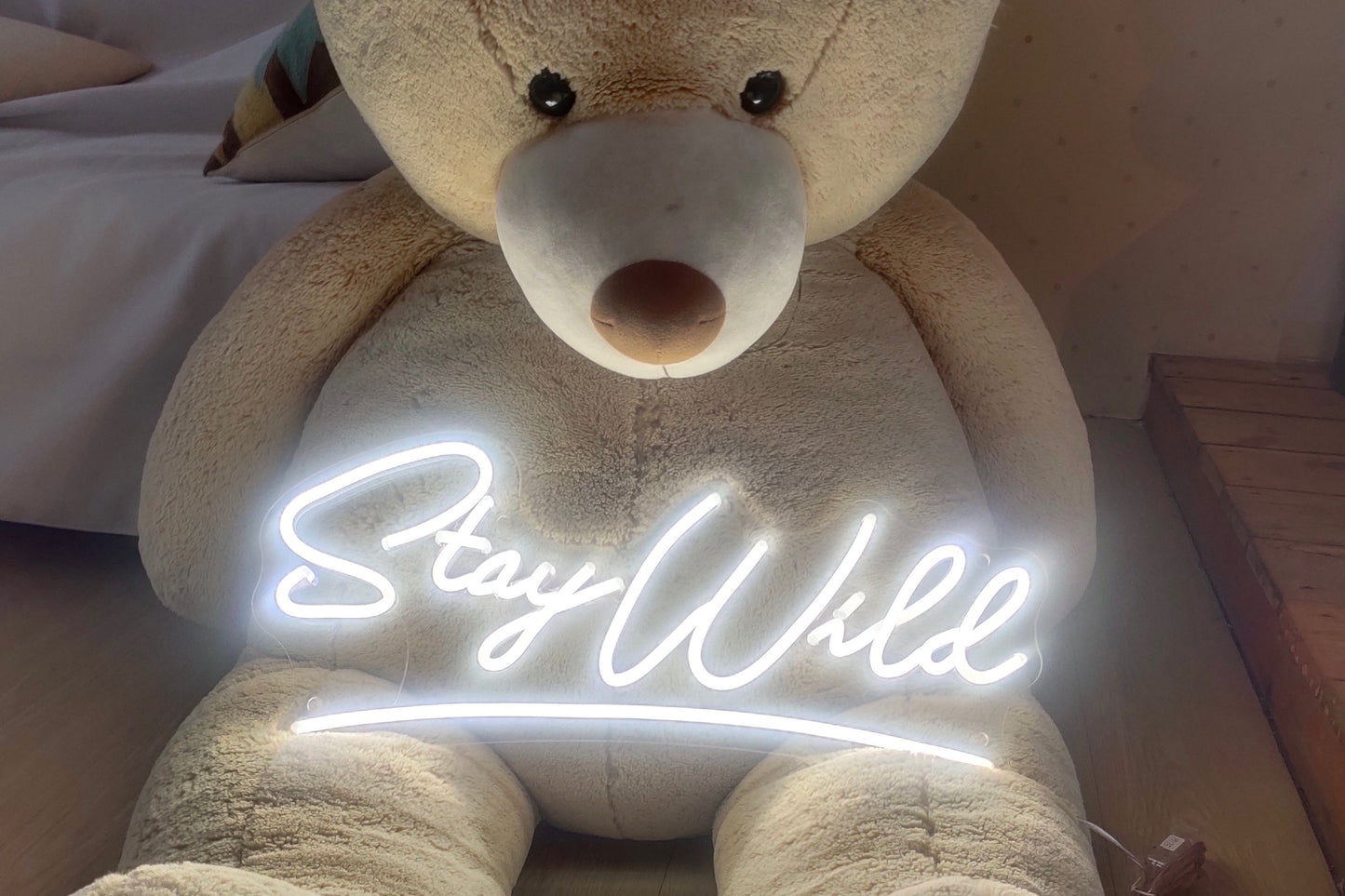 Stay wild neon sign
